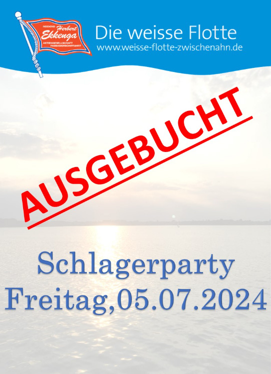 Schlagerparty ausgebucht 2024